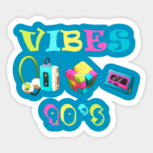 vibes 90's Sticker